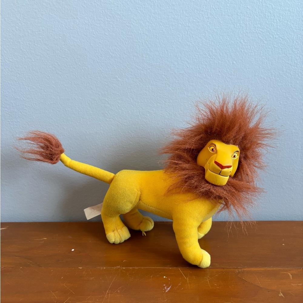 Vintage Applause Simba Lion Plush with Rubber Face 🦁
